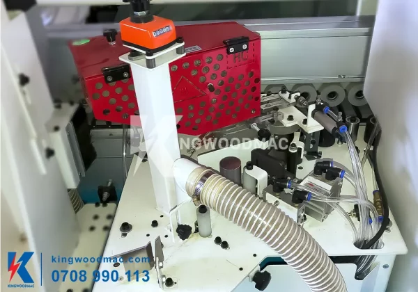 MÁY DÁN CẠNH NGHIÊNG 45 VÀ 90 ĐỘ - KWHC 4590 Nồi keo máy dán cạnh nghiên 45 và 90 độ | Kingwoodmac