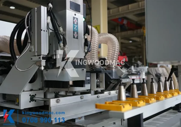 Trục chính thay dao tự động máy khoan CNC đa năng 6 trong 1 | Kingwoodmac