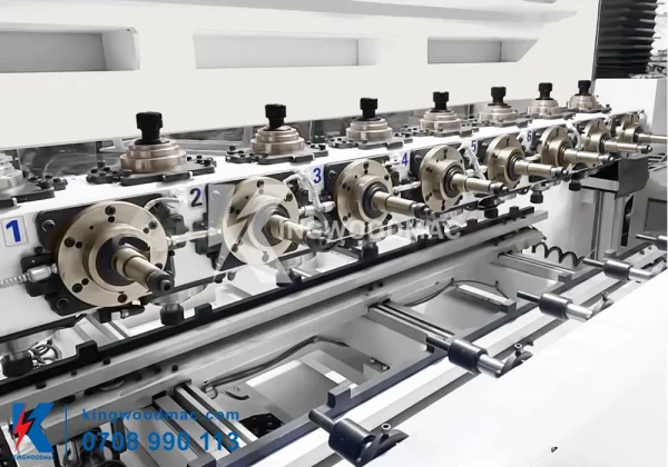 MÁY PHAY CNC 8 TRỤC 32 DAO ĐA NĂNG - MRS8x4SE S1200S Trục dao máy phay cnc 8 trục 32 dao đa năng | Kingwoodmac