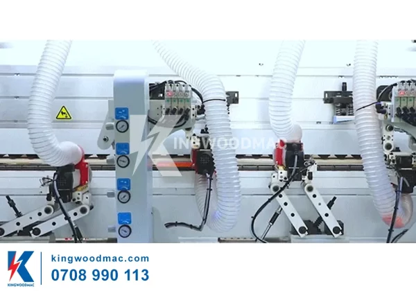Cụm bo góc máy dán cạnh thẳng tự động laser | Kingwoodmac