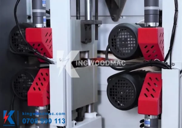 Cụm đánh bóng máy dán cạnh thẳng tự động laser | Kingwoodmac