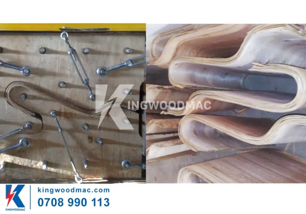 Mẫu thử máy ép cong cao tần 3D | Kingwoodmac