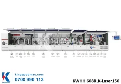Máy dán cạnh thẳng tự động laser - KWHH 608RLK-Laser | Kingwoodmac