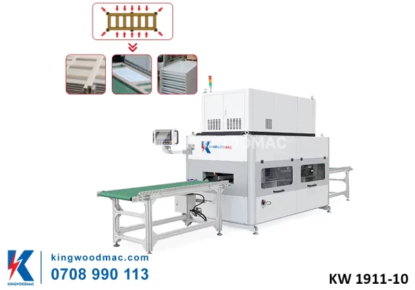 Máy ép khung cửa tự động cao tần - KW 1911-10 | Kingwoodmac