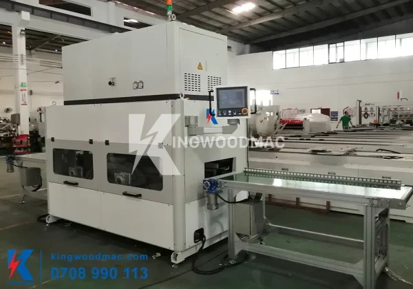 Máy ép khung cửa tự động cao tần | Kingwoodmac