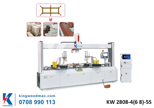 MÁY RÁP KHUNG CAO TẦN KHỔ 2M8 - KW 2810-4(6 8)-5/ KW 2808-4(6 8)-5S Máy ráp khung cao tần khổ 2m8 - KW 2808-4(6 8)-5S | Kingwoodmac