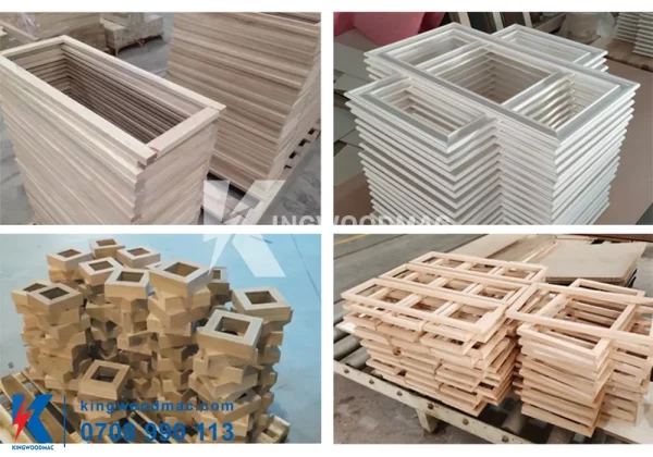 Sản phẩm máy ghép cao tần 1 góc | Kingwoodmac