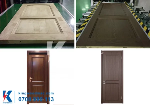 Sản phẩm máy ghép cao tần khung cửa gỗ solid | Kingwoodmac