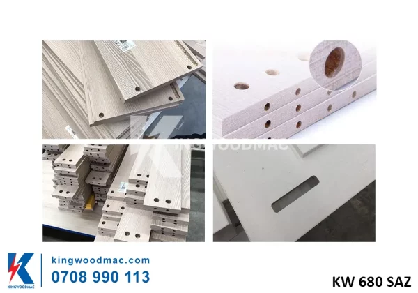 Sản phẩm máy khoan CNC 6 mặt bàn làm việc đôi| Kingwoodmac