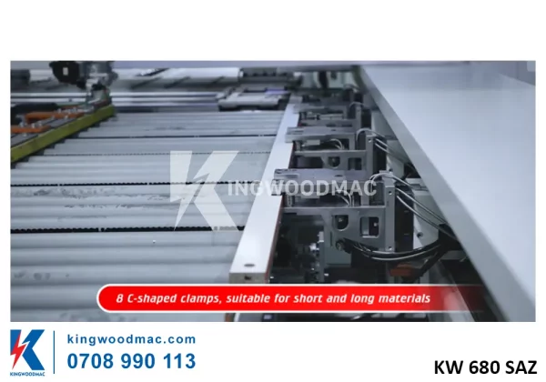 Kẹp phôi máy khoan CNC 6 mặt bàn làm việc đôi| Kingwoodmac
