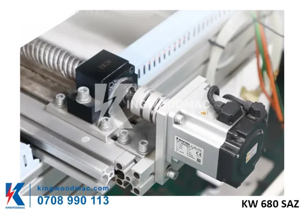 Trục vít bi và động cơ servo máy khoan CNC 6 mặt bàn làm việc đôi| Kingwoodmac