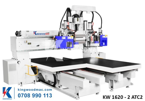 MÁY CNC TRUNG TÂM 2 BÀN THAY DAO TỰ ĐỘNG - KW 1620 - 2 ATC2