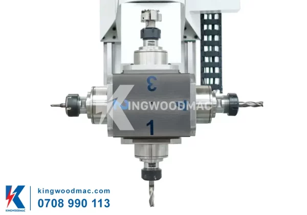 TRỤC CHÍNH MÁY CNC 3D 5 TRỤC 4 DAO BÀN ĐƠN - KW RF-5JET-S