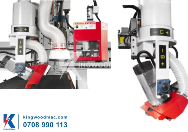 TRỤC GIA CÔNG MÁY CNC TRUNG TÂM CÓ TRỤC CƯA XOAY 5 TRỤC - KW 1325 ATC FS