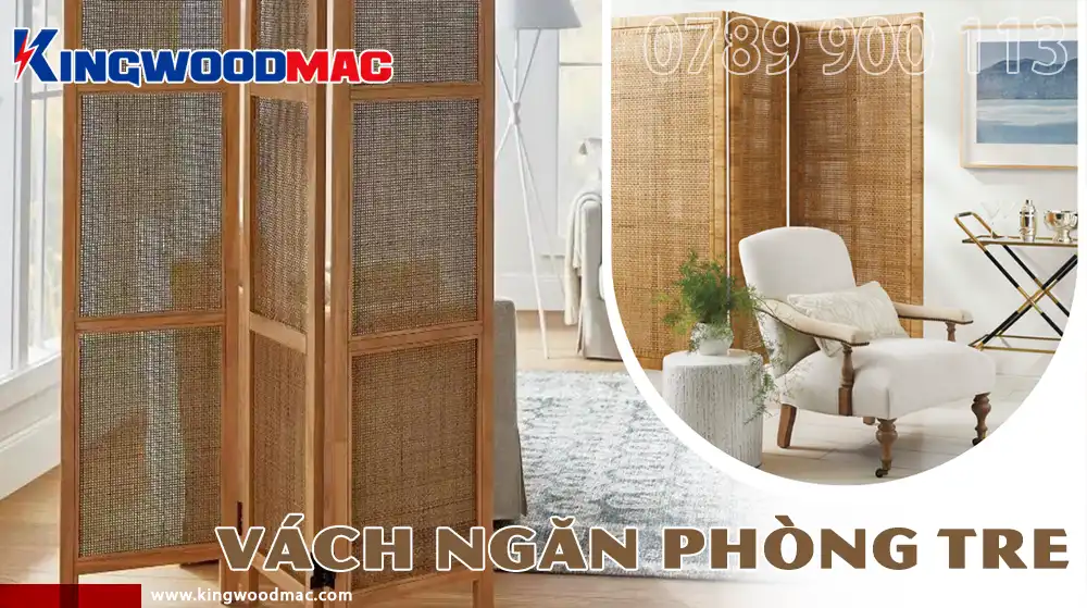 Ứng Dụng Các Vật Liệu Mới Trong Sản Xuất Nội Ngoại Thất Vách ngăn phòng bằng tre