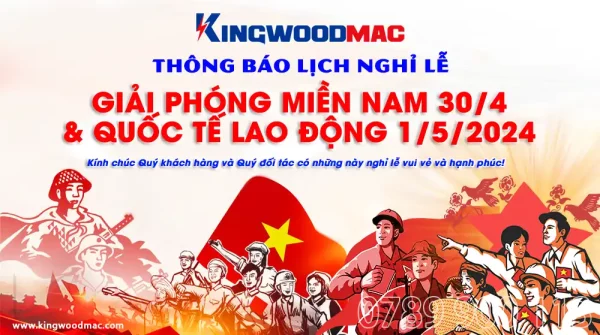 Thông báo nghỉ lễ 30-4 và 1-5-2024