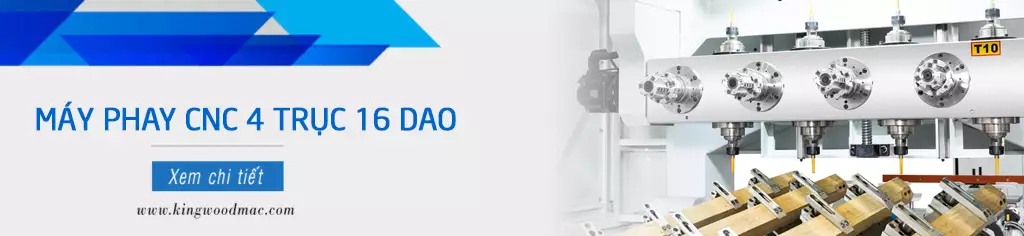 Máy Phay CNC 4 Trục 16 Dao