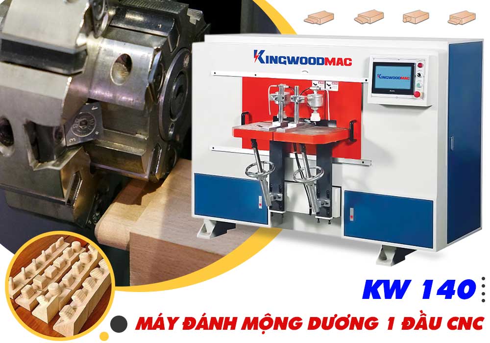 Máy đánh mộng dương 1 đầu cnc – KW 140