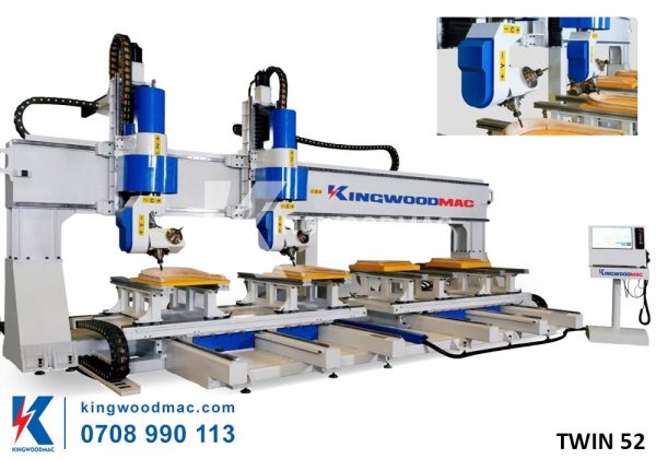 Máy CNC 5 trục 2 đầu - TWIN 52