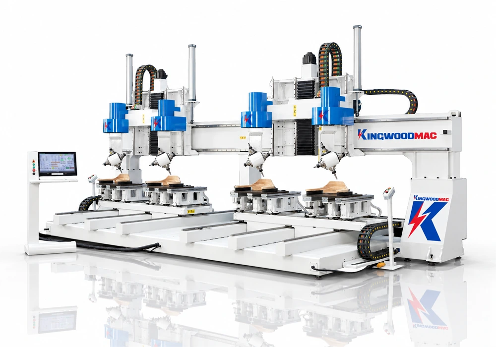 Máy CNC gia công trung tâm 5 trục 4 đầu