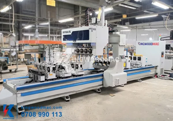 MÁY PHAY CNC 16 TRỤC DAO KẸP CHỐNG TÂM VÀ KẸP LẬT PHÔI – KW T4X4 2TL