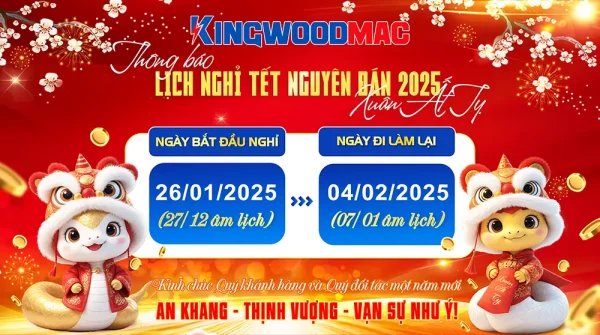 Thông báo lịch nghỉ tết nguyên đán Ất Tỵ 2025
