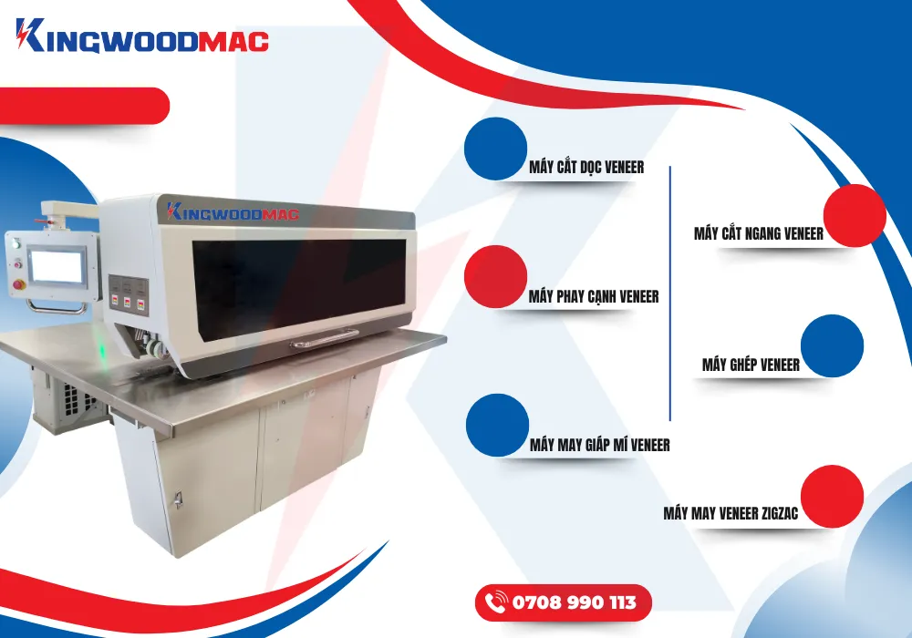 Giới thiệu về máy veneer tại Kingwoodmac