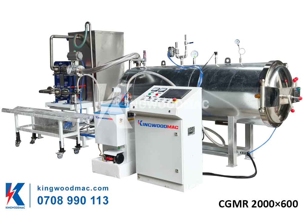 DÂY CHUYỀN UỐN CONG GỖ Thùng làm mềm gỗ - CGMR 2000 × 600 | Kingwoodmac