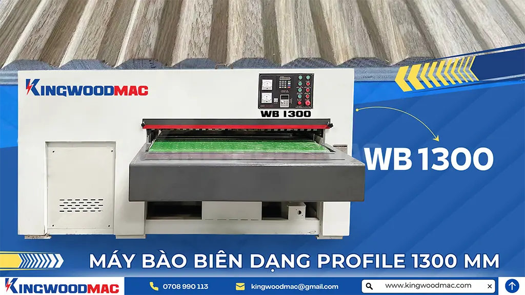 Máy Bào Biên Dạng Khổ 1m3 - WB 1300