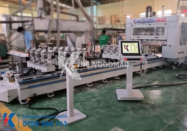 MÁY PHAY CNC 4 TRỤC 16 DAO KẸP XOAY 180 ĐỘ – KW T4X4 24S TẠI XƯỞNG KHÁCH