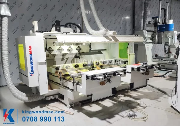 MÁY TIỆN CNC 4 TRỤC 16 DAO 2 BÀN – KW 1200D4X2 TẠI XƯỞNG KHÁCH HÀNG
