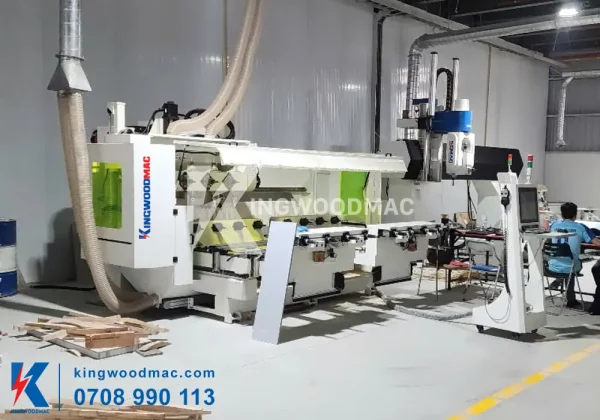 MÁY TIỆN CNC 4 TRỤC 16 DAO 2 BÀN – KW 1200D4X2 TẠI XƯỞNG KHÁCH HÀNG