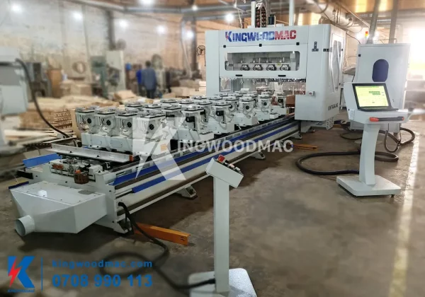 MÁY PHAY CNC 4 TRỤC 16 DAO KẸP XOAY 180 ĐỘ – KW T4X4 24S