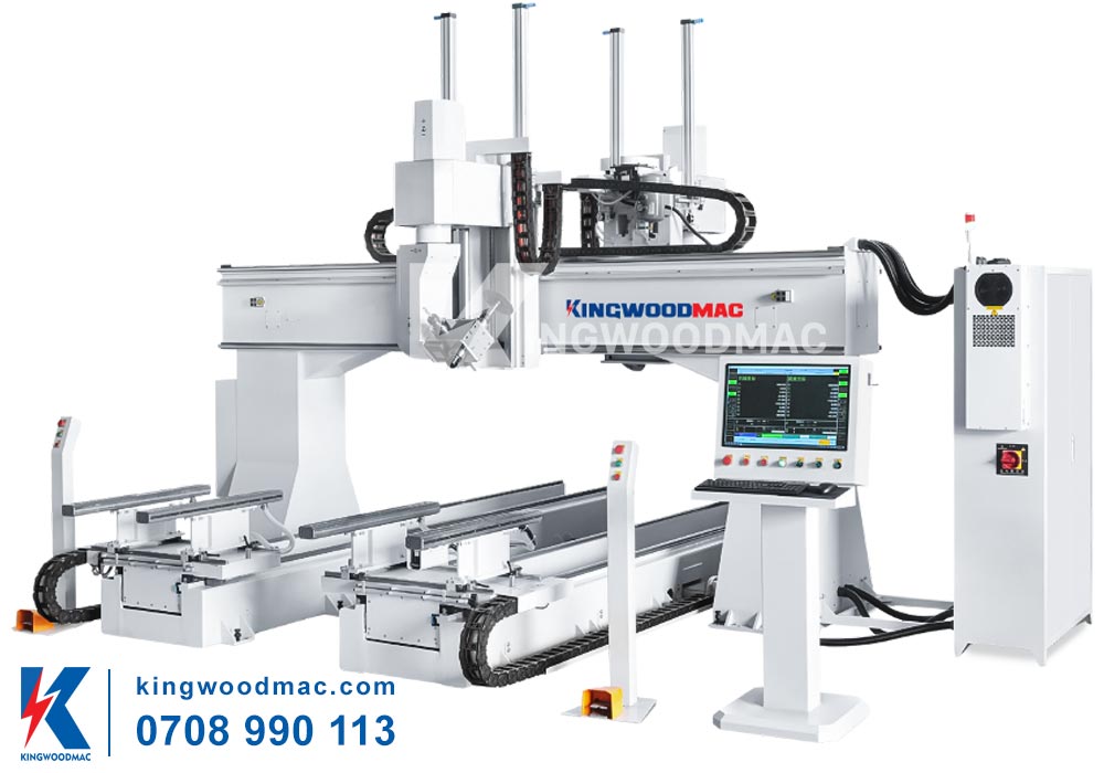 MÁY CNC 3D 5 TRỤC 2 ĐẦU ĐỘC LẬP - KW DOUBLE TC2 + 2