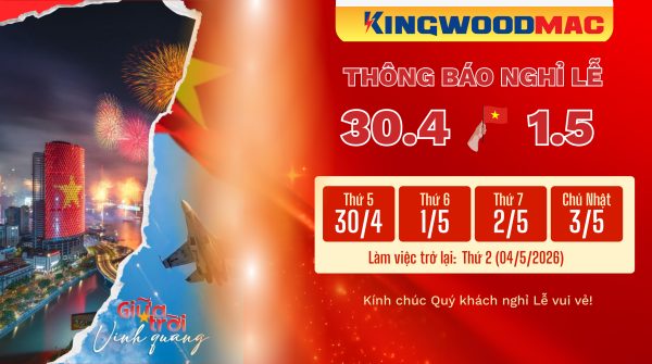 Thông báo lịch nghỉ lễ 30/4 và 1/5/2026