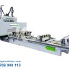 Máy phay mộng âm dương bàn lật phôi và cụm chống tâm