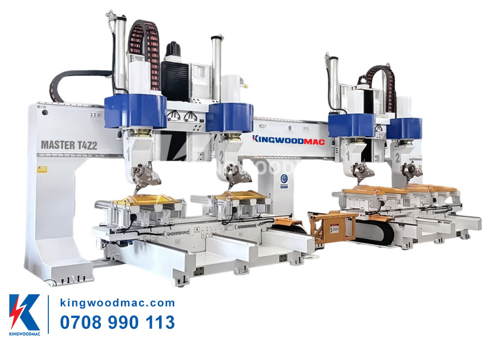 Máy CNC 3D 5 trục 4 đầu 2 trục Z