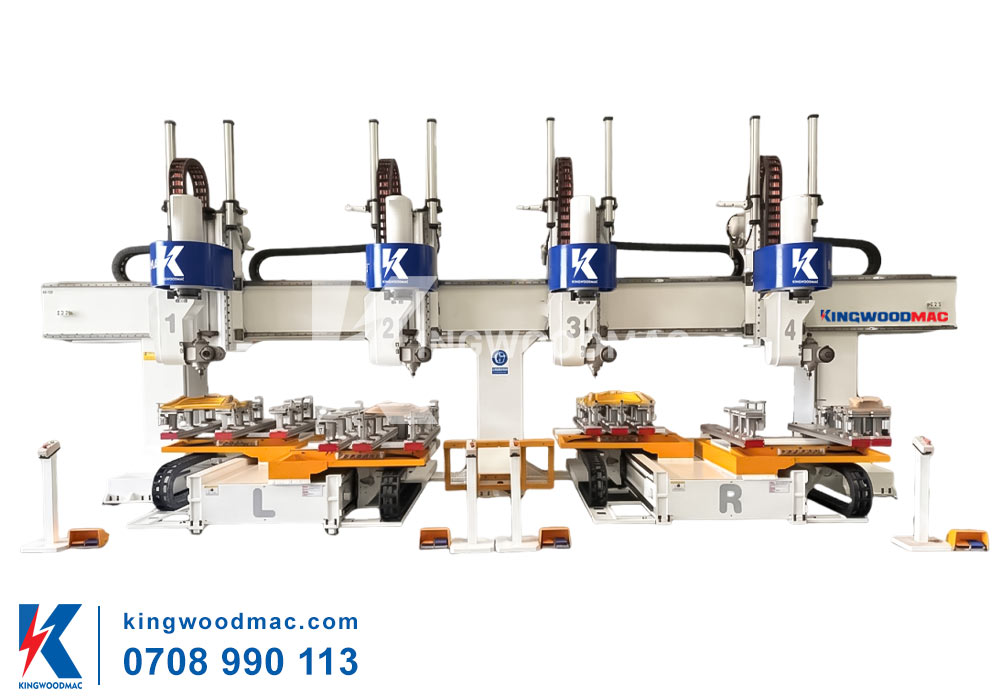 Máy CNC 3D 5 trục 4 đầu độc lập