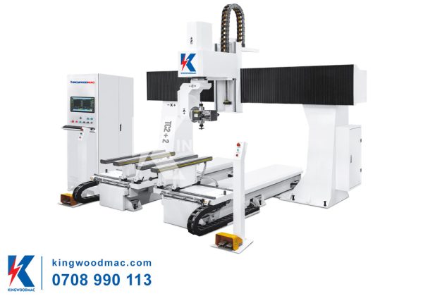Máy cnc 5 trục 4 đầu dao tải nặng