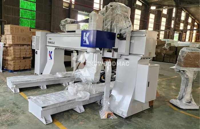 Bàn giao máy cnc 5 trục